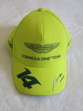NWT ASTON MARTIN Formula One Team x Boss Fernando Alonso Cap Hat Kids
